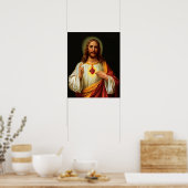 Poster Sacred Heart of Jesus 2 Imprimer l'affiche (Cuisine)