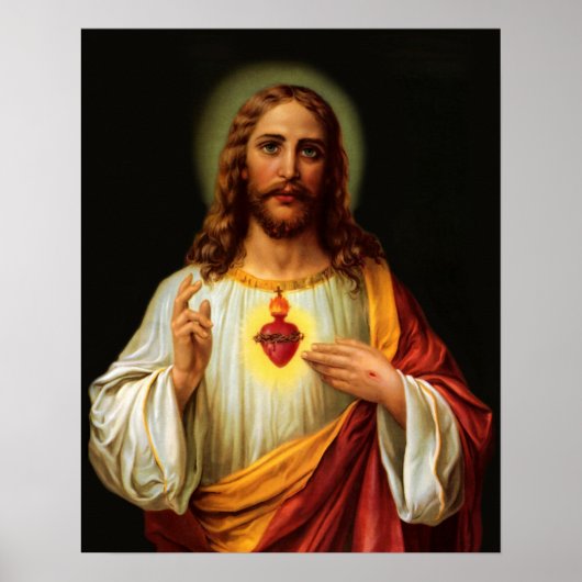 Poster Sacred Heart of Jesus 2 Imprimer l'affiche (Devant)
