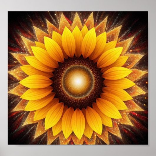 Poster SacredSunFlower (Devant)