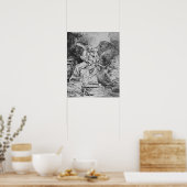 Poster Sacrifice d'Abraham - Rembrandt - c1655 (Cuisine)