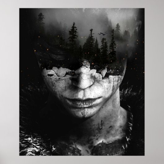 Poster Sacrifice de Hellblade Senuas (Devant)
