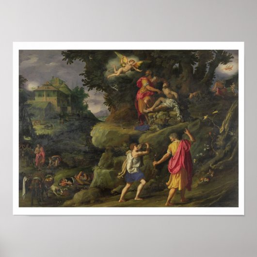 Poster Sacrifice of Isaac, 1601 (Devant)