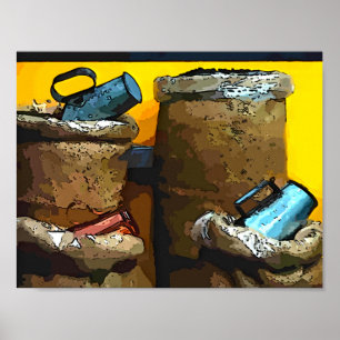 Poster Sacs à café