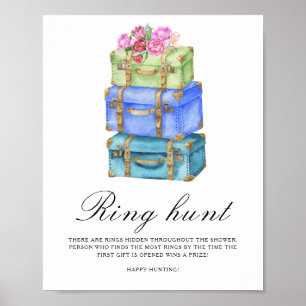 Poster Sacs de voyage Enterrement de vie de jeune fille -