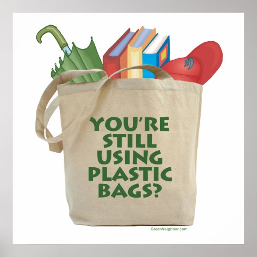Poster Sacs en plastique (Devant)