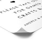 Poster Sacs occupés pour Enfants - Mariage de script du c (Coin)