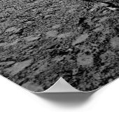 Poster Saddle Bronc Rider, imprimé noir et blanc (Coin)