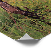Poster Saddle et Lasso sur la clôture (Coin)