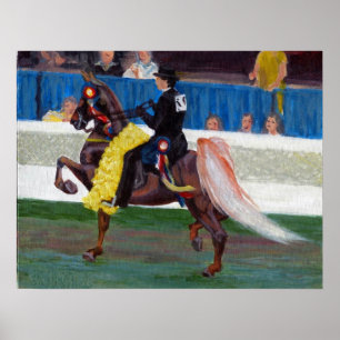 Poster Saddlebred Winning Pass Horse Portrait