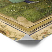 Poster Sadi dans un jardin Rose (Coin)