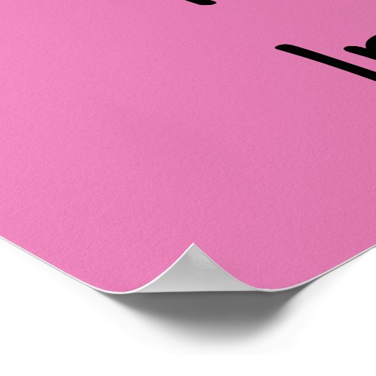 Poster Sadie le cochon rose ~ mignonne fille Kawaii (Coin)