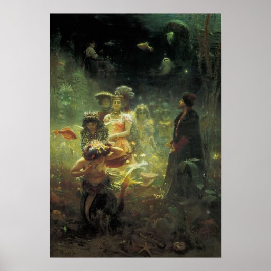 Poster Sadko dans le royaume sous-marin (Devant)