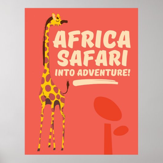 Poster Safari Afrique dans l'aventure ! (Devant)