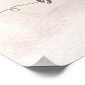 Poster Safari Animaux Baby shower Boho Welcome Foam Board (Coin)