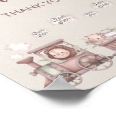 Poster Safari Bébé Animaux Cartes de train et cadeaux (Coin)