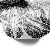 Poster Safari d'illustrations de la jungle de singe de ba (Coin)