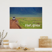 Poster safari en Afrique (Cuisine)