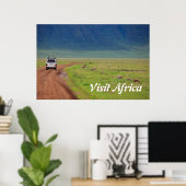 Poster safari en Afrique (Bureau à domicile)