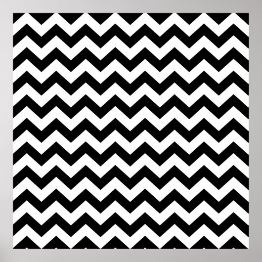 Poster Safari noir Chevron (Devant)