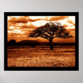 Poster Safari tanzanien (Devant)