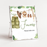 Safari tropical Jungle Animaux Baby shower Faveurs