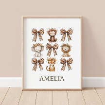 Safari Vaches Et Animaux De La Jungle Baby Room Wa