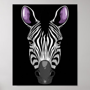 Poster Safari Zèbre Costume Pour Hommes Femmes Enfants Af