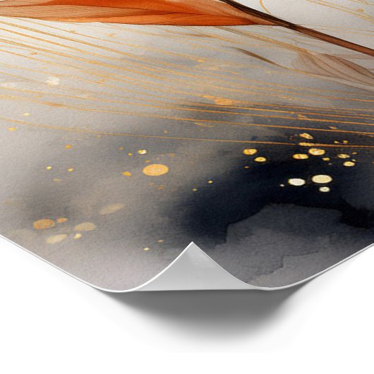 Poster Saffron Serenity (Coin)