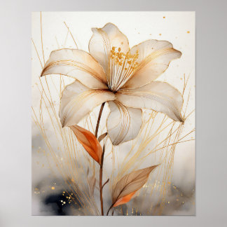 Poster Saffron Serenity