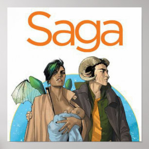 Poster Saga  Bande dessinée