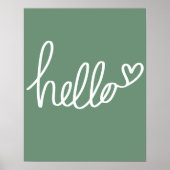 Poster Saga Green Bonjour Noël (Devant)