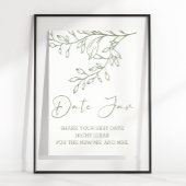 Poster Sage Boho Fleurs Date Nuit