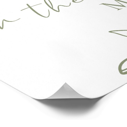 Poster Sage Boho Flowers Devinez Combien De Baisers Jeu P (Coin)