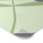 Poster Sage et Grey Botanique sans cadre (Coin)