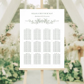 Poster Sage Green Classy Français Victorien Mariage Siège