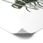 Poster Sage Green Fern imprimer n° 10 Botanical Wall Art (Coin)