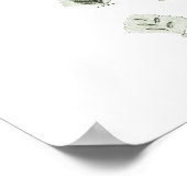 Poster Sage Green Fern Imprimer no 12 Décor de mur botani (Coin)