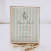 Poster Sage Green Guest Book Table Sign
