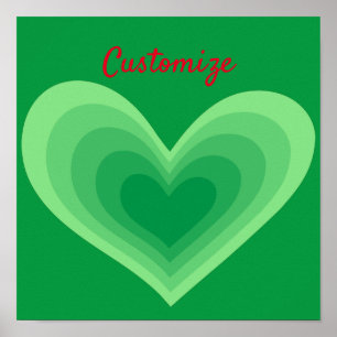 Poster Sage Green Heart Thunder_Cove