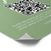 Poster Sage Green Mariage Honmoon Fund QR Code (Coin)