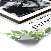 Poster Sage Green Réservé Siège Mariage Signal Décédé (Coin)