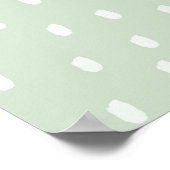 Poster Sage Green Silly Goose Coquette Baby Shower (Coin)