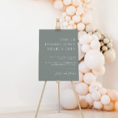 Poster Sage Green Unplugged Mariage Cérémonie