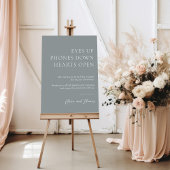 Poster Sage Green Unplugged Mariage Cérémonie