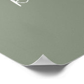 Poster Sage La Nuit Avant Le Dîner De Répétition (Coin)