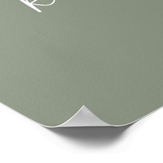 Poster Sage La Nuit Avant Le Dîner De Répétition (Coin)