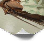 Poster Sage Saddle : Cowgirl Wall Art (Coin)