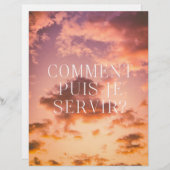 Poster Sagesse (Voorkant / Achterkant)