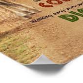 Poster Sagesse, Courage, Dignité (Girafe, inspiration) (Coin)