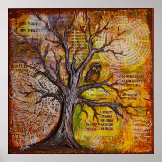 Poster Sagesse de la pensée positive (Devant)